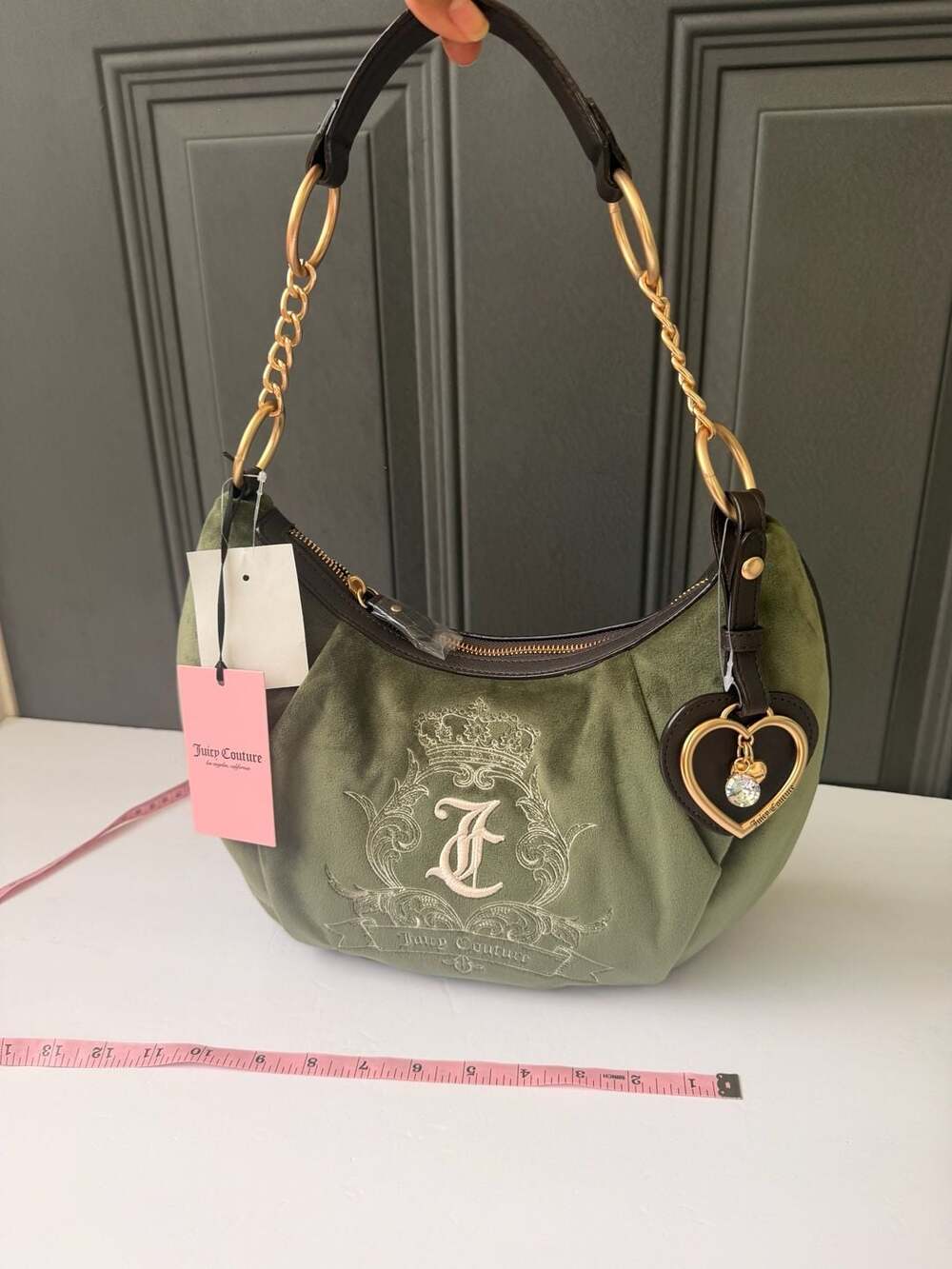 Juicy Couture Need More Juicy Hobo Bag in Supergreens